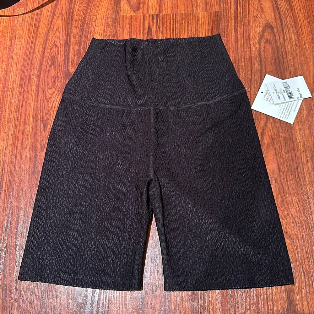 Beyond yoga black snake skin bike shorts